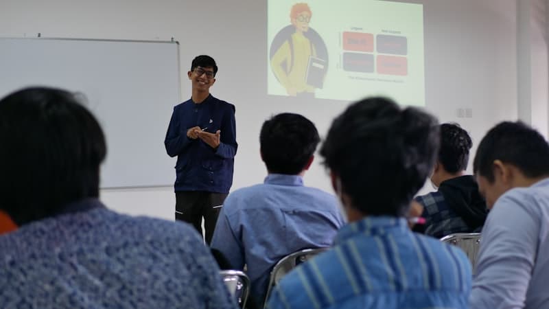Presentation classroom session